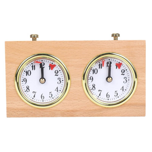 Chess Clock Game Timer - International Analogue I-GO Count  Count Down Timer, No Battery Needed