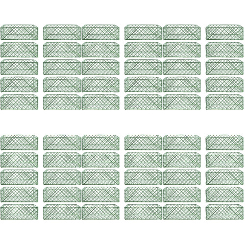 60Pcs Lightweight Green Floral Mud Frame for Fresh Flower Support 2