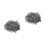 2Pcs Light Grey Short Old Man Wig Cosplay Costume Party Accessory 9