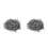 2Pcs Light Grey Short Old Man Wig Cosplay Costume Party Accessory 10