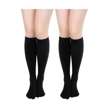 Women's Split-Toe Tabi Socks for Flip Flops 2 Pairs