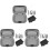 3Sets Hearing Aid Cleaning Kit Black Mini Brush Tools for Home Use 2