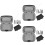 3Sets Hearing Aid Cleaning Kit Black Mini Brush Tools for Home Use 6