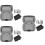 3Sets Hearing Aid Cleaning Kit Black Mini Brush Tools for Home Use 7