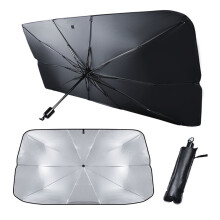 Pare-soleil pour pare-brise de voiture, protection solaire pour pare-brise intérieur, accessoires