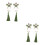 2Paires Accessoires Enfant Vert Olive Style Chinois Tradition 7