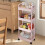 4-Tier Rolling Storage Cart with Lockable Wheels – Compatible with Kitchen, Bathroom & Office 3