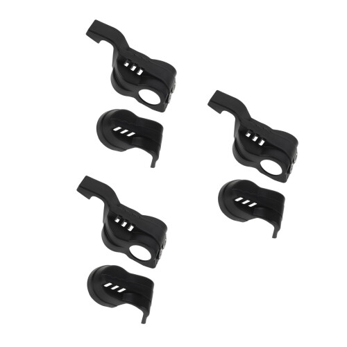 3Ensembles Garde Amortisseur ABS Protection Durable Noire 2