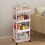 4-Tier Rolling Storage Cart with Lockable Wheels – Compatible with Kitchen, Bathroom & Office 5