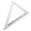 5Pcs Silver Aluminum 90 Degree Triangle Drafting Rulers for Architects 2