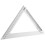 5Pcs Silver Aluminum 90 Degree Triangle Drafting Rulers for Architects 3
