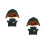 2Sets Cute Doll Jacket and Hat Set Polyester Winter Outfit 7