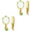 2Sets Antique Style Makeup Mirror with Comb Compact Kit 5