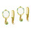2Sets Antique Style Makeup Mirror with Comb Compact Kit 6
