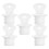 10Pcs Universal White Rubber Hot Water Bottle Stopper Caps Replacement 3