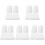 100Pcs White Disposable Paper Chef Hats for Home Cooking 4