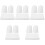 100Pcs White Disposable Paper Chef Hats for Home Cooking 5