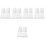 100Pcs White Disposable Paper Chef Hats for Home Cooking 6