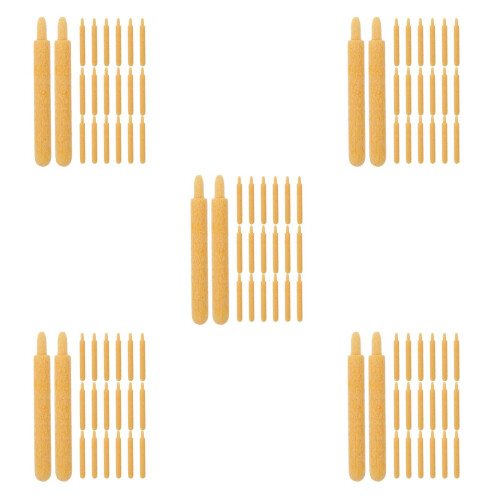 100Pcs Universal Yellow Acrylic Pen Tips for Permanent Paint Markers 1