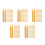 100Pcs Universal Yellow Acrylic Pen Tips for Permanent Paint Markers 7