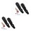 4Pcs Black Skate Lace Tightener Tool Folding Ice Skate Shoelace Puller 9