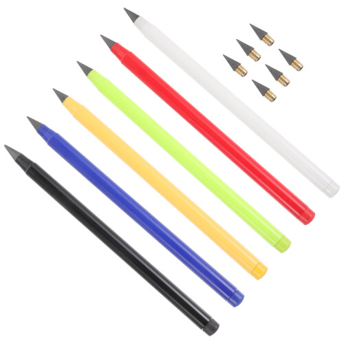 4Sets Forever Inkless Pencils Plastic Copper for Drafting and Writing 2