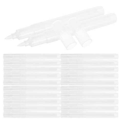 80Pièces Marqueurs Peinture Rechargeables Blancs Avec Pointe Précise 2