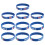 40Pièces Bracelets Silicone Multicolores National Pour Matchs 8