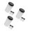 9Pièces Gobelets Nettoyeurs Transparente Pour Pinceaux Rapide 9