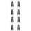 8Pcs Easy-Install Sectional Couch Connectors Silver Sofa Clips 11