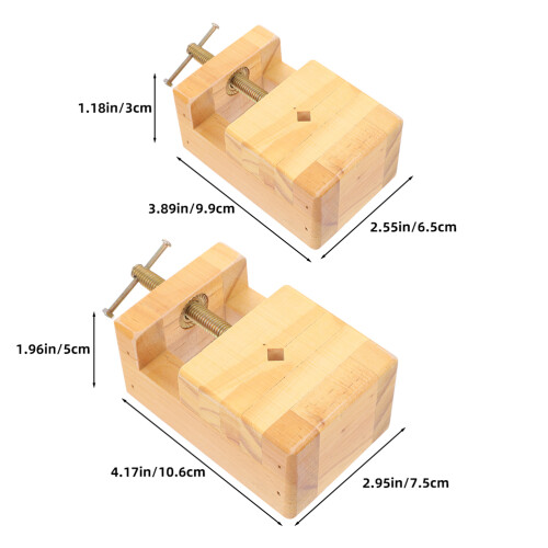 2Pièces Mini -Joint Bois Ergonomique Pour Gravure Sceau Pierre 1