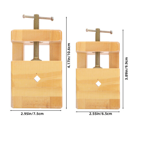 2Pièces Mini -Joint Bois Ergonomique Pour Gravure Sceau Pierre 2