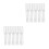 100Pcs Sharp Tip Heavy Duty Sewing Needles Silver for Thick Fabrics 6