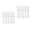 100Pcs Sharp Tip Heavy Duty Sewing Needles Silver for Thick Fabrics 10