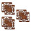 6Pcs Durable Coffee Wood Envelope Maker Stencils for DIY Invitations 8