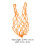 4Pcs Multifunctional Chicken Hanging Feeder Basket in Orange 10