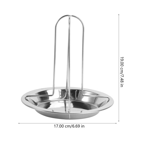 Bratrost aus Kohlenstoffstahl für Hähnchen, geeignet für Backofen oder Grill 1