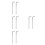 8Pcs Weight Stack Pins Fast Insert Locking Pins for Fitness 5