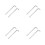 8Pcs Weight Stack Pins Fast Insert Locking Pins for Fitness 6