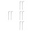 8Pcs Weight Stack Pins Fast Insert Locking Pins for Fitness 9