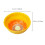 Ceramic sunflower bowl with spoon 300ml kids set 2