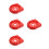 4Pcs Versatile Red Plastic Fire Extinguisher Base Stands for Home 5