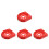 4Pcs Versatile Red Plastic Fire Extinguisher Base Stands for Home 6