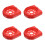4Pcs Versatile Red Plastic Fire Extinguisher Base Stands for Home 8
