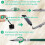 6Pcs Black Swing Ruling Pen Adjustable Line Drawing Tool for Artists 5