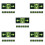 20Pcs Acrylic Luminous Emergency Exit Decals for Indoor Safety 4