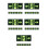 20Pcs Acrylic Luminous Emergency Exit Decals for Indoor Safety 10