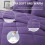 Set copripiumino viola king size da 7 pezzi 5