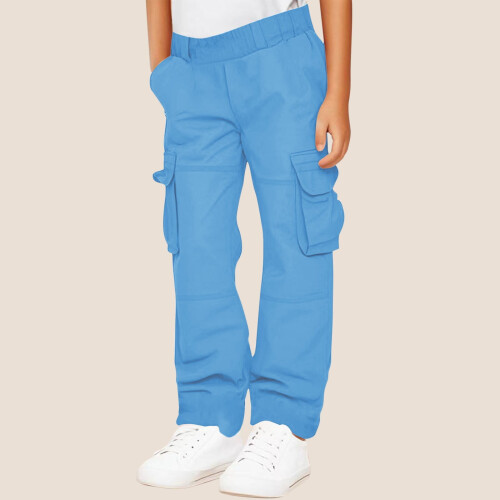 CHGBMOK Παιδικό Παντελόνι Cargo Casual Εξωτερικού Χώρου Γρήγορο Στέγνωμα Αδιάβροχο 1