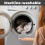Set composto da coperchio WC e copricassone elasticizzati grigi. 4